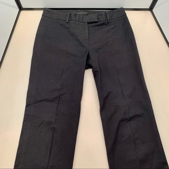 Theory Dress Pants Adult Size 4 Black Cotton Lycra Made In USA Women - Picture 3 of 10